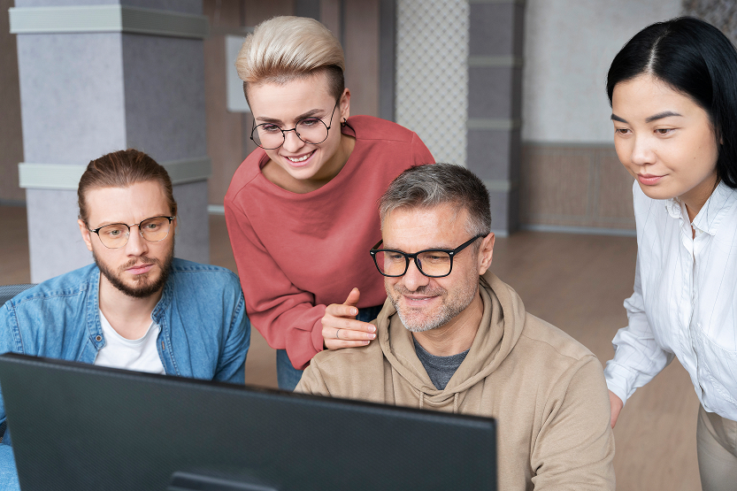 Team am Computer
